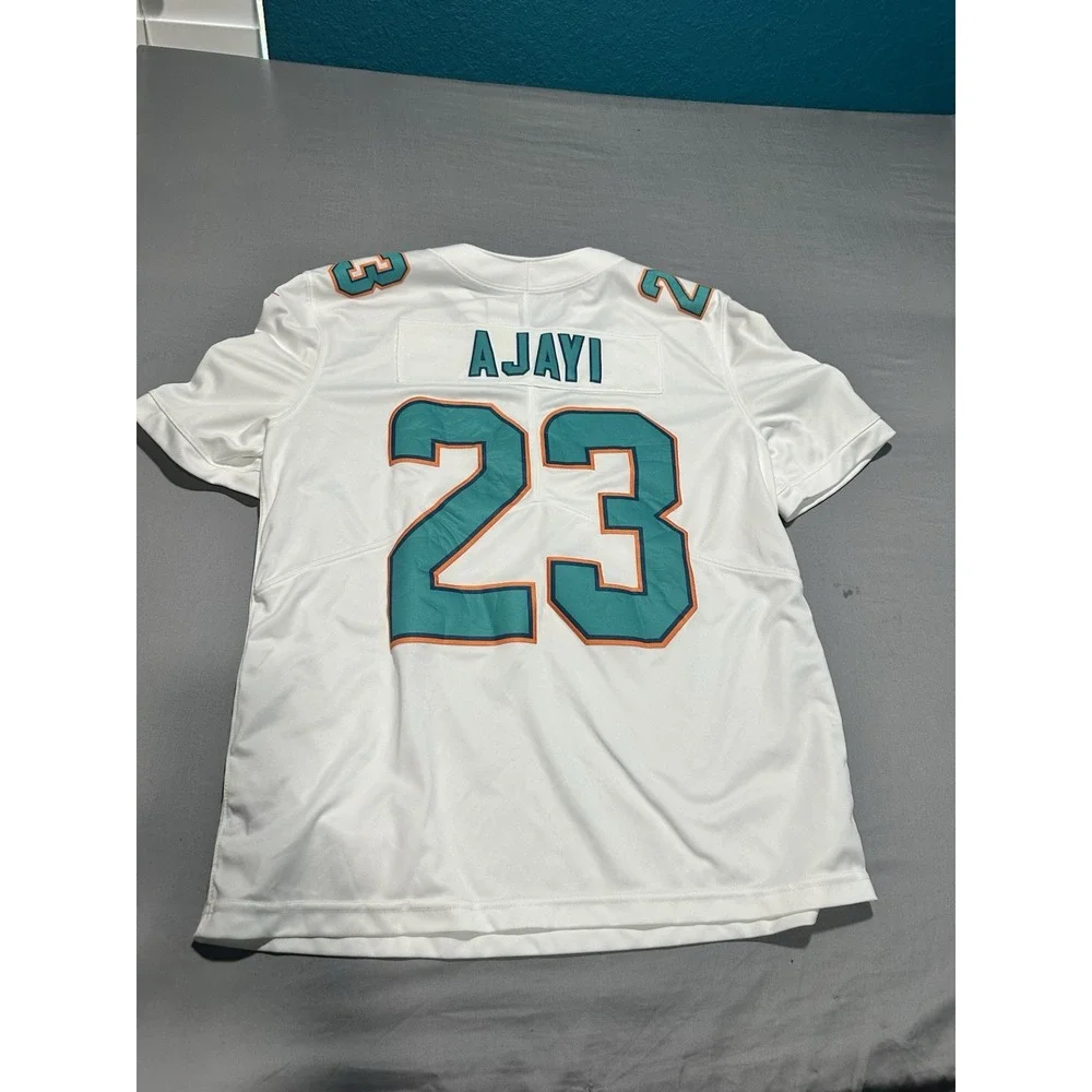 NFL On The Field Miami Dolphins White 23 Jay Ajayi Jersey L